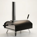 Outdoor Pizza Oven Built for High Heat, Stainless Steel, Multi-Fuel, 16 Inch with Pizza Stone